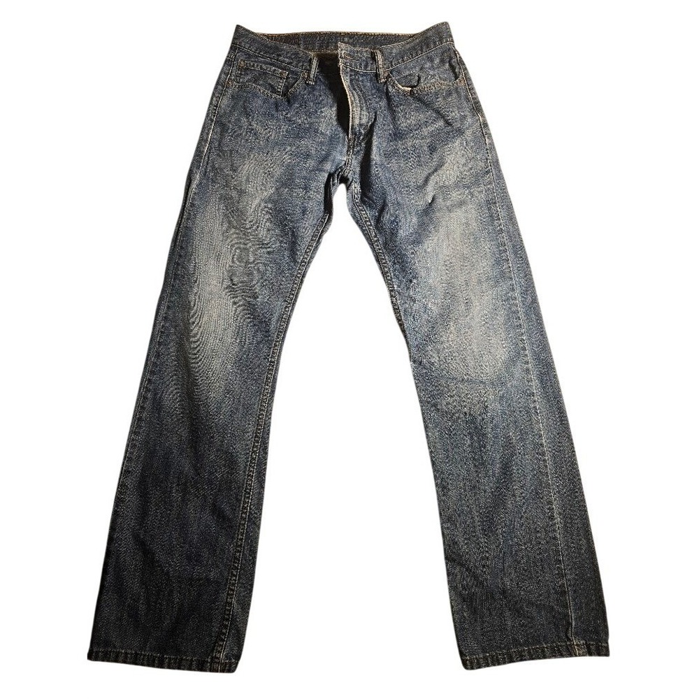 Levis 514 Straight Fit Mens Blue Jeans Medium Wash Denim W32 L32 800
